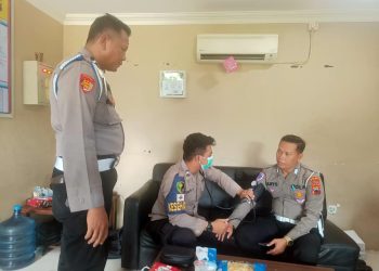 Kesehatan Personel Prioritas! Polres Boyolali Pastikan Kebugaran di Pos Rest Area 487 A