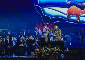 Hadiri Perayaan Natal Nasional, Presiden Prabowo Sampaikan Terima Kasih ke Kapolri & Panglima TNI