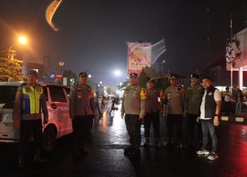 Ratusan Personel Polres Boyolali di Kerahkan Amankan Perayaan Malam Tahun Baru dan Hari Jadi DPRD Boyolali ke-74