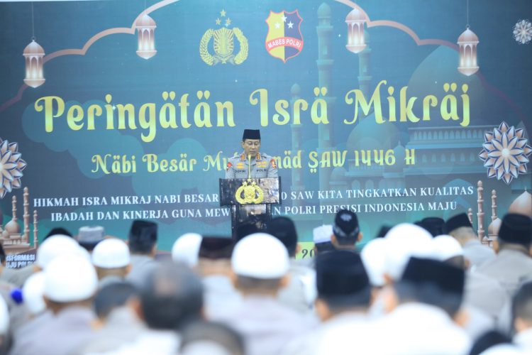 Gelar Peringatan Isra Mikraj, Wakapolri: Mohon Kemudahan Jalankan Tugas Dukung Program Pemerintah