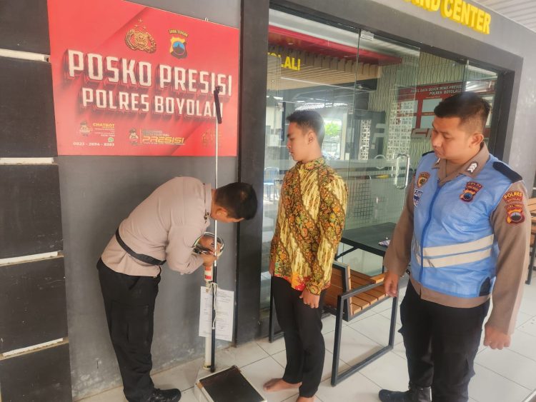 Antusiasme Pendaftaran Calon Anggota Polri di Polres Boyolali: 57 Peserta Mendaftar Secara Online