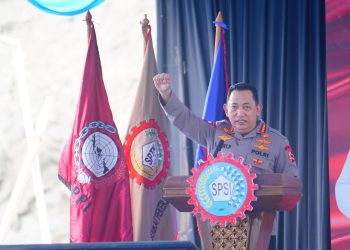 Kapolri Hadiri HUT ke-52 KSPSI, Apresiasi Perjuangan Kalangan Buruh