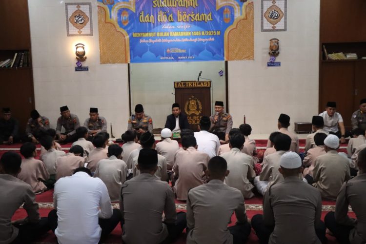 Polres Boyolali Gelar Silahturahmi dan Doa Bersama Sambut Bulan Ramadan 1446 H