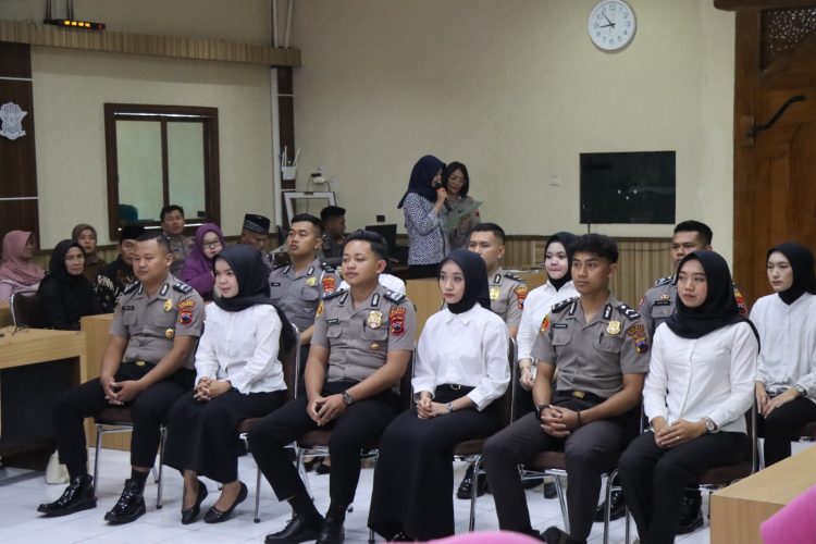 Bulan penuh berkah, setelah jalani sidang BP4R, enam anggota Polres sah menuju  Pelaminan