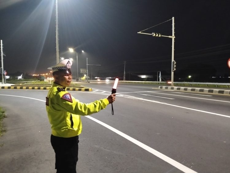 Patroli Kamseltibcarlantas Satlantas Boyolali Pastikan Kelancaran Arus di Bulan Ramadhan