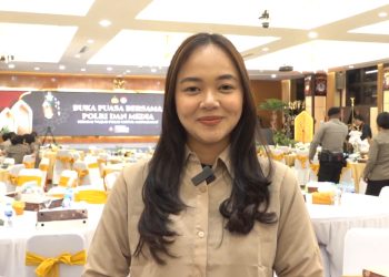 Sinergitas Polri dan Jurnalis Diperkuat Lewat Gerakan Berbagi Takjil