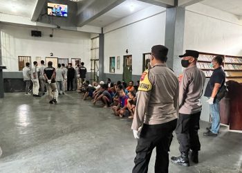 Peringatan Hari Bhakti Pemasyarakatan Ke-61, Rutan Kelas IIB Boyolali Gelar Razia Bersama APH