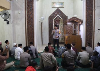 Kapolres Boyolali Gelar Safari Ramadhan, Sholat Isya dan Tarawih Bareng Jamaah di Masjid Jami’ Sambi