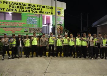 Operasi Ketupat Candi 2025 Dimulai!, Personel Polres Boyolali Sudah Bersiaga di Pos Pengamanan Strategis
