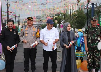 Polres Boyolali Amankan Peresmian Boyolali City Light Ramadhan 2025