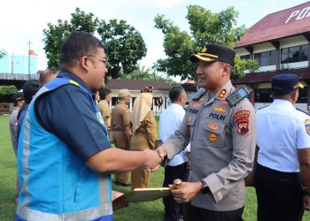 Kapolres Boyolali Memberikan Apresiasi terhadap Instansi Pendukung Operasi Ketupat Candi 2025
