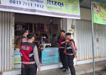 Hari ke-10 Operasi Aman Candi, Satgas Samapta Polres Boyolali Amankan Jalur dan Pasar dari Gangguan Kamtibmas