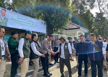 POLRES BOYOLALI AMANKAN JALUR KUNJUNGAN KERJA MENTERI KEHUTANAN DI KAWASAN GUNUNG MERBABU