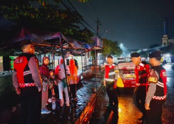 Cegah Pungli dan Jaga Kondusifitas di Boyolali, Satgas Samapta Laksanakan Patroli Presisi