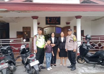 Polsek Teras Tingkatkan Pengamanan Tempat Ibadah dan Wisata Saat Libur Kenaikan Isa Al Masih