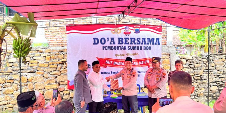 Bakti Polri untuk Negeri: Sumur Bor di Bengle Warnai HUT Bhayangkara ke-79