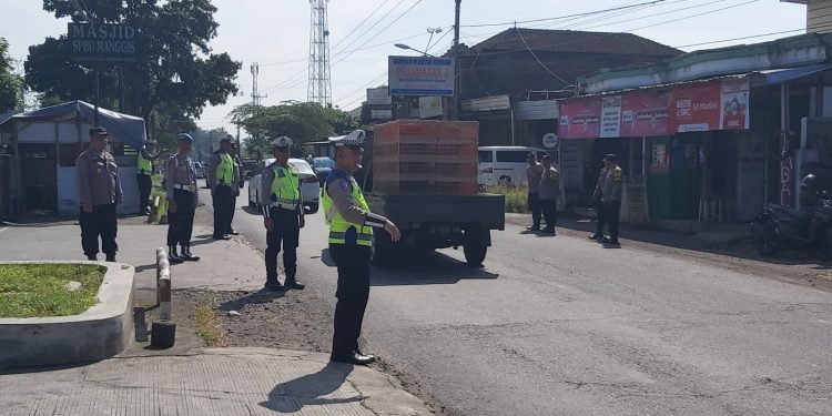 Antisipasi Mobilisasi Massa Giat Ormas Perguruan Silat, Polsek Mojosongo Perketat Pengamanan Jalur Perbatasan