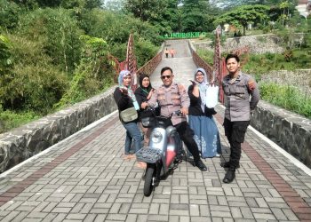 Libur 1 Muharram, Polsek Mojosongo Amankan Obyek Wisata Kebun Raya Indrokilo