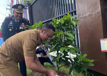 Polres Boyolali Tanam Pohon di Hari Bhayangkara ke-79, Wujud Komitmen Polri Peduli Lingkungan dan Masyarakat