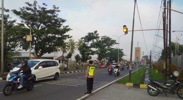 Polres Boyolali Intensifkan Pengamanan Pagi, Antisipasi Kemacetan dan Kecelakaan Lalu Lintas
