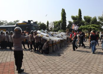 Latihan Hari Kedua, Polres Boyolali Tambah Kekuatan Personel untuk Simulasi Dalmas Paradigma Baru di Mapolda Jateng