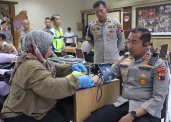 POLRES BOYOLALI GELAR DONOR DARAH PERINGATI HARI PAHLAWAN 2025