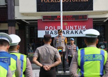 KAPOLRES BOYOLALI PIMPIN APEL DAN BERIKAN PENGHARGAAN KEPADA PERSONEL BERPRESTASI