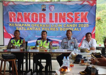 Rakor Linsek Persiapan Ops Lilin Candi 2025, Polres Boyolali Perkuat Sinergi Pengamanan Nataru