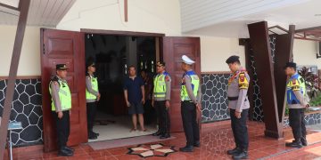Kapolres Boyolali Lakukan Pengecekan Gereja, lokasi Pospam, dan Rest Area jalan Tol Jelang Operasi Lilin Candi 2025