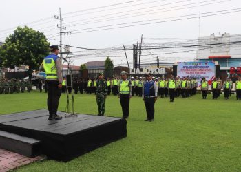 Kapolres Boyolali Pimpin Apel Gelar Pasukan Operasi Lilin Candi 2025, Siap Amankan Natal dan Tahun Baru