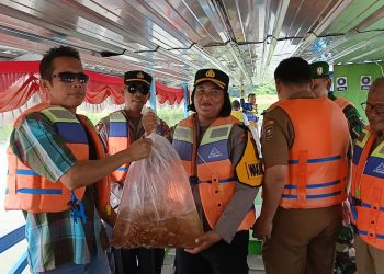 Peringati hari Disabilitas Internasional, Polres Boyolali hadiri penanaman pohon dan tebar benih Ikan bersama komunitas difabel