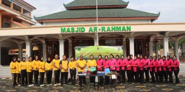 Polres Boyolali Bersama Bhayangkari Gelar Bakti Sosial Bersih Masjid Sambut Bulan Suci Ramadhan
