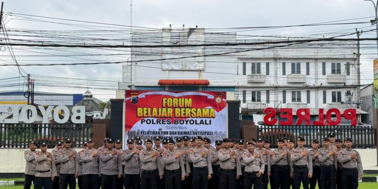 Antisipasi Aksi Massa Anarkis, Polres Boyolali Selenggarakan Forum Belajar Bersama PHH dan Raimas