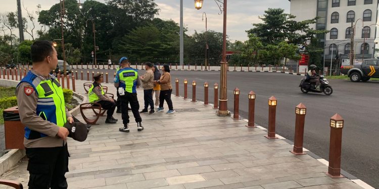 Gerak Cepat Subuh Hari, Polsek Boyolali Kota Tertibkan Aktivitas Pemuda di Simpang Siaga